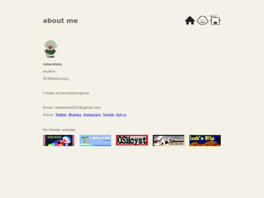 aboutme screenshot