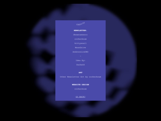 credits screenshot