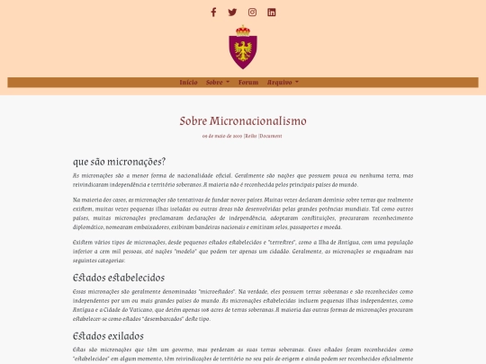 micronacionalismo screenshot