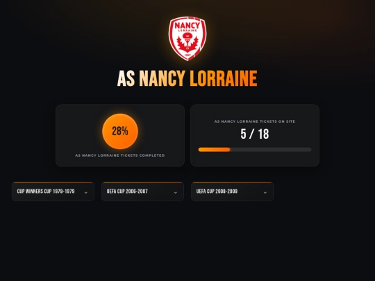 clubs/asnancylorraine screenshot