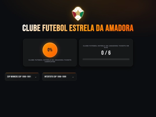 clubs/clubefutebolestreladaamadora screenshot