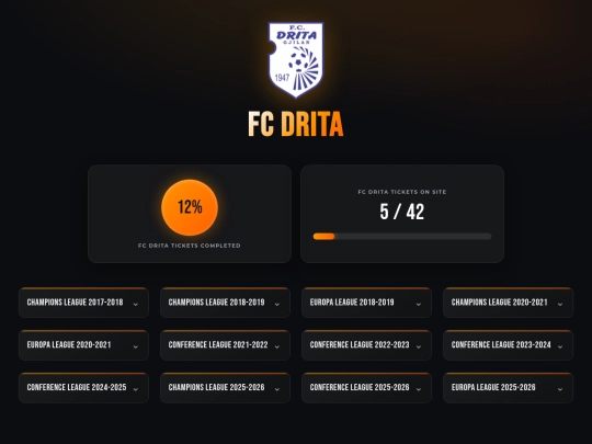 clubs/fcdrita screenshot