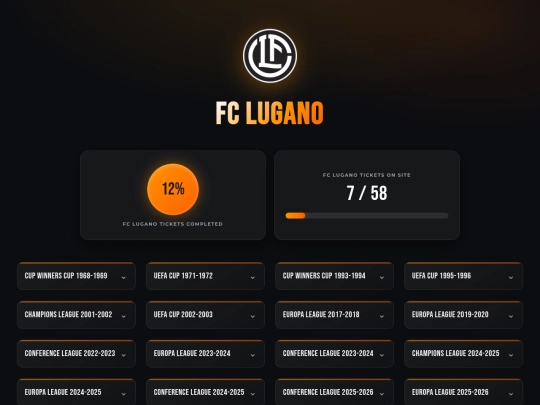 clubs/fclugano screenshot