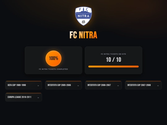 clubs/fcnitra screenshot