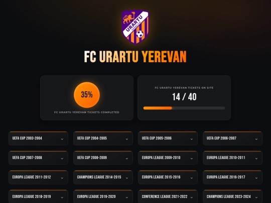 clubs/fcurartuyerevan screenshot