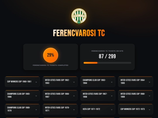 clubs/ferencvarositc screenshot