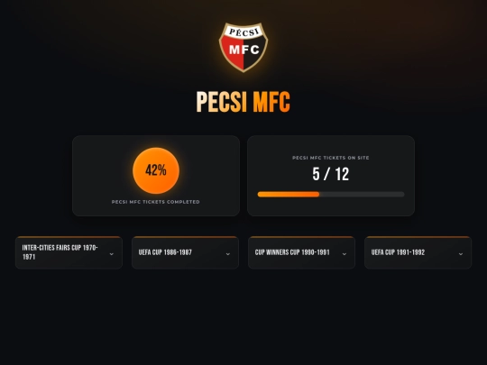 clubs/pecsimfc screenshot