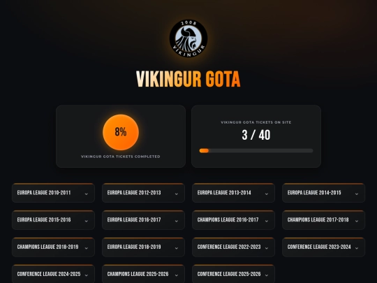 clubs/vikingurgota screenshot