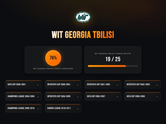 clubs/witgeorgiatbilisi screenshot
