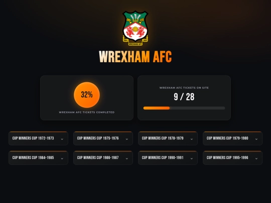 clubs/wrexhamafc screenshot