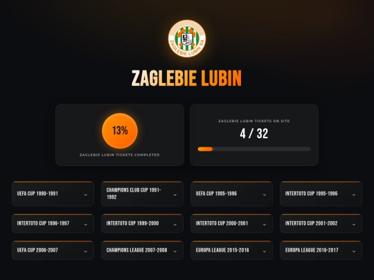 clubs/zaglebielubin screenshot