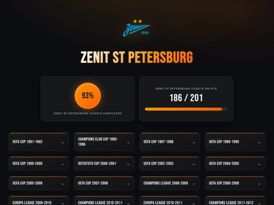 clubs/zenitstpetersburg screenshot