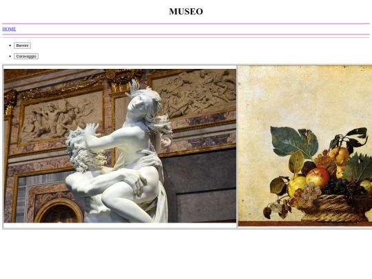 pages/museo screenshot