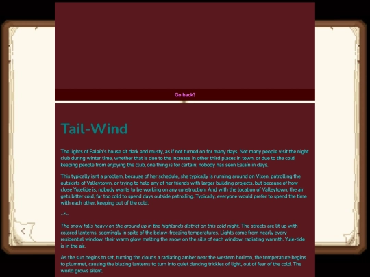 shortstory1 screenshot