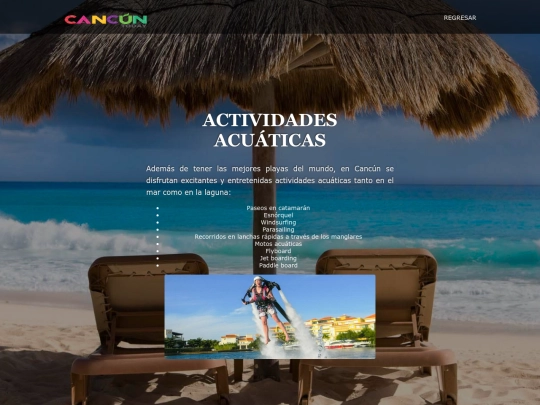 Comunidad/actividades screenshot