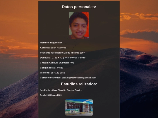 curriculum screenshot