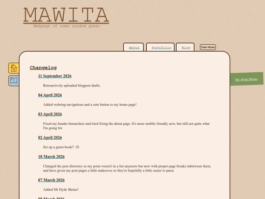 changelog screenshot