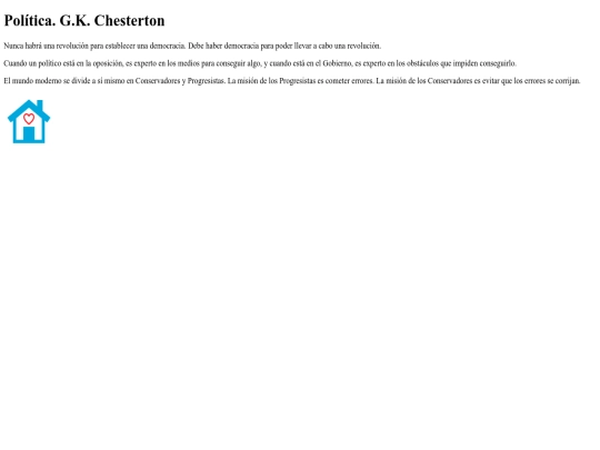 HTML/EJERCICIOS ENLACES/enlaces-06chesterton/paginas/politica screenshot