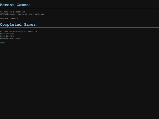 html/game screenshot