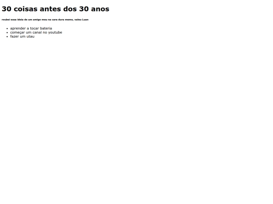 pags/30coisas screenshot