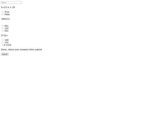 MathForm screenshot