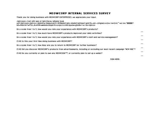 survey screenshot