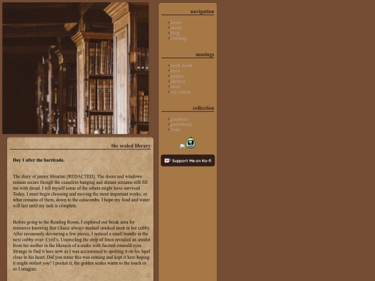 games/thesealedlibrary screenshot