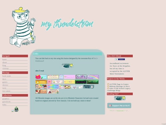 links screenshot