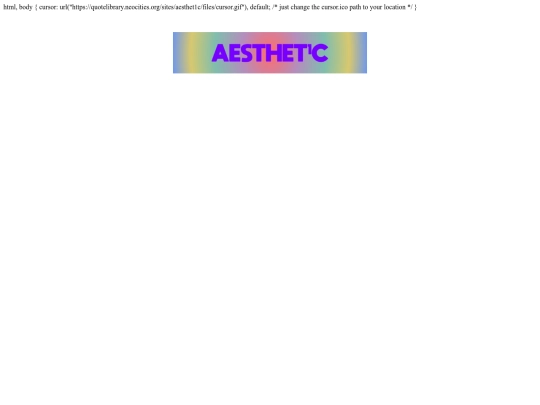 sites/aesthet1c screenshot