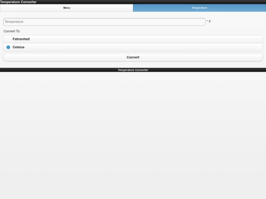 TempConv screenshot