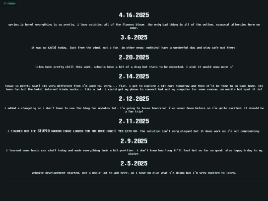 blog screenshot