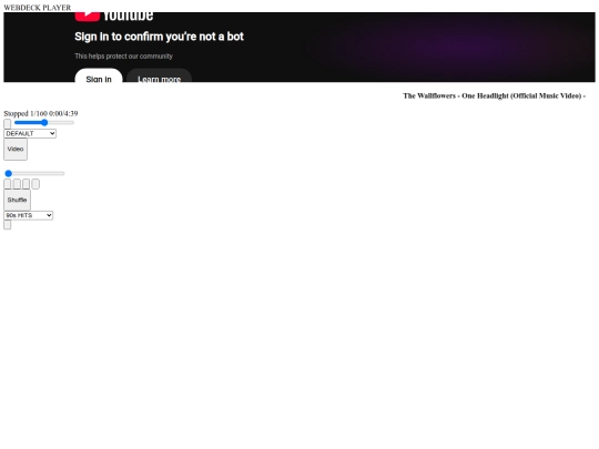 webdeck-player screenshot
