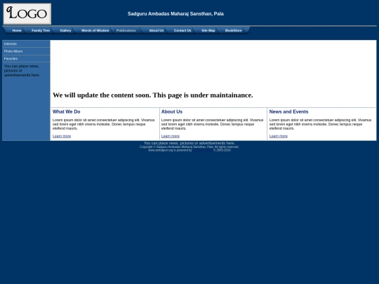 publications screenshot