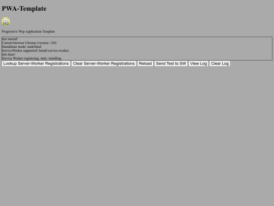 Apps/PWA-template screenshot