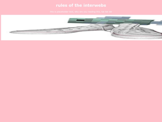 rules screenshot