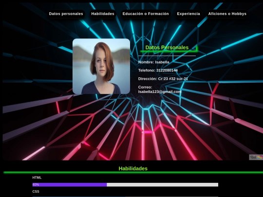 Taller/hojavida screenshot