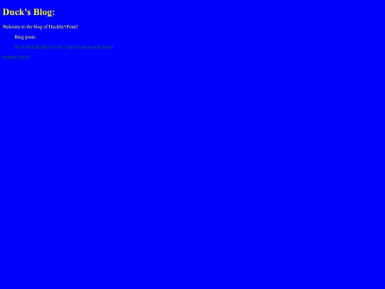 Blog/bloghome screenshot