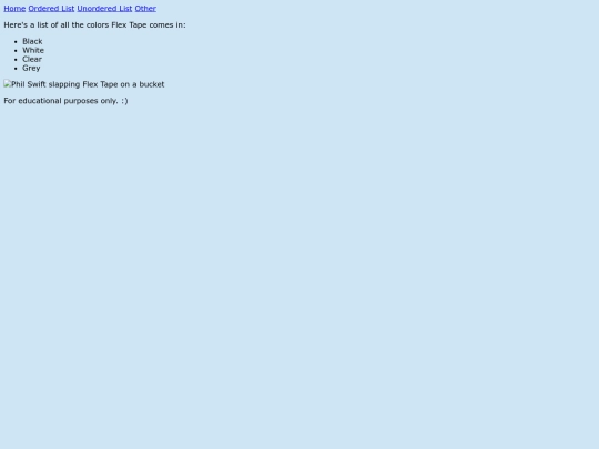 unordered screenshot