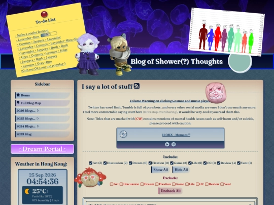 blog screenshot