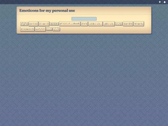 emoticons screenshot
