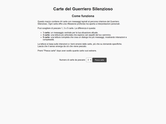 carteguerriero screenshot