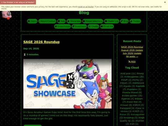 blog screenshot