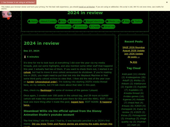blog/posts/review2024 screenshot