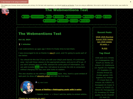 blog/posts/webmentions-test screenshot
