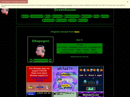 greenhouse screenshot