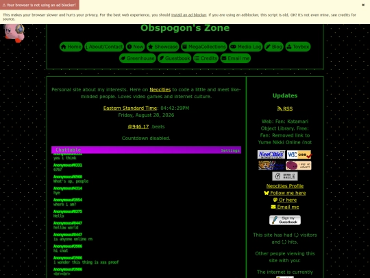 index screenshot