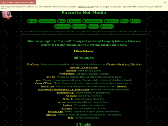 megacol/favorites screenshot