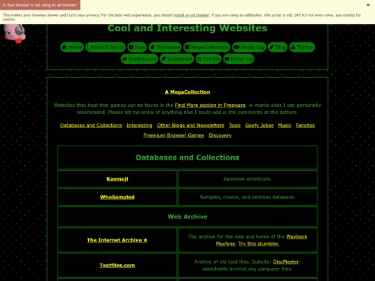 megacol/websites screenshot
