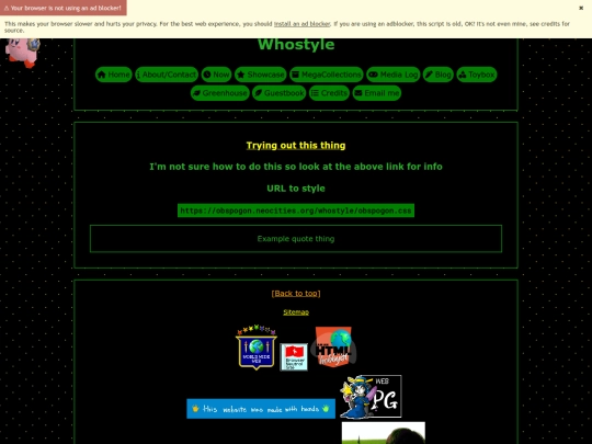 whostyle screenshot