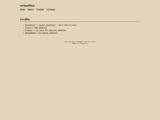 credits screenshot